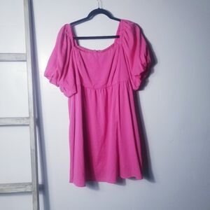 AND NOW THIS WOMAN'S PINK DRESS SIZE 2X